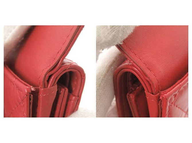 Cartera compacta plegable 2.55 Chanel Roja - vista 10