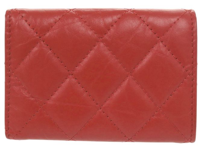 Cartera compacta plegable 2.55 Chanel Roja - vista 2