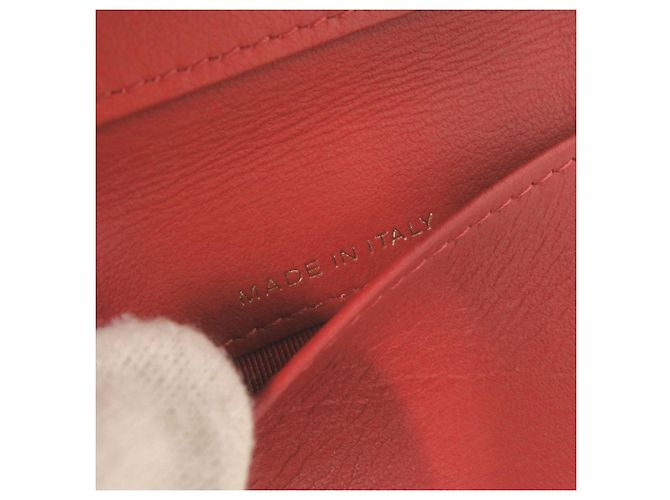Cartera compacta plegable 2.55 Chanel Roja - vista 7