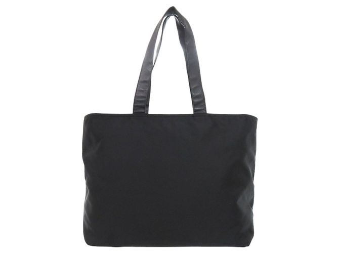 Bolso Tote de Nylon Negro Prada - vista 2