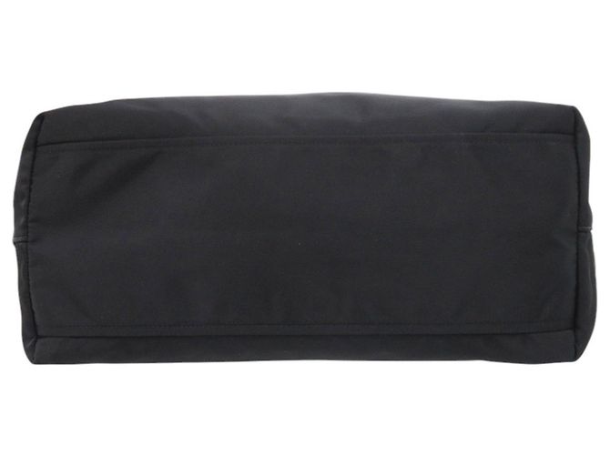 Bolso Tote de Nylon Negro Prada - vista 3
