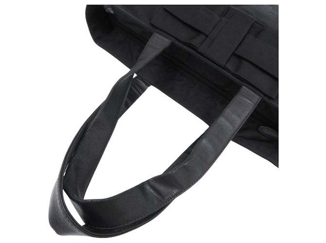 Bolso Tote de Nylon Negro Prada - vista 7