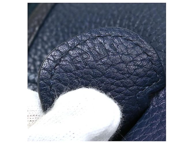 Hermès Borsa Hermes Evelyne Gen III Clemence PM Blu - vista 4