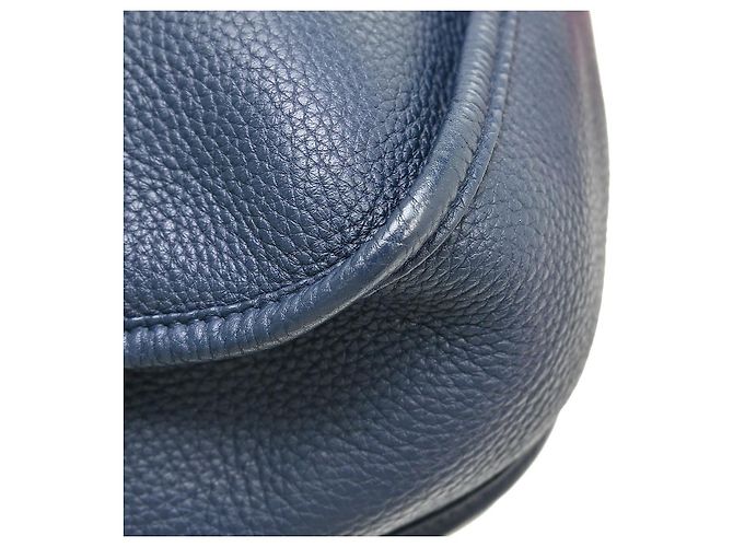 Hermès Borsa Hermes Evelyne Gen III Clemence PM Blu - vista 5