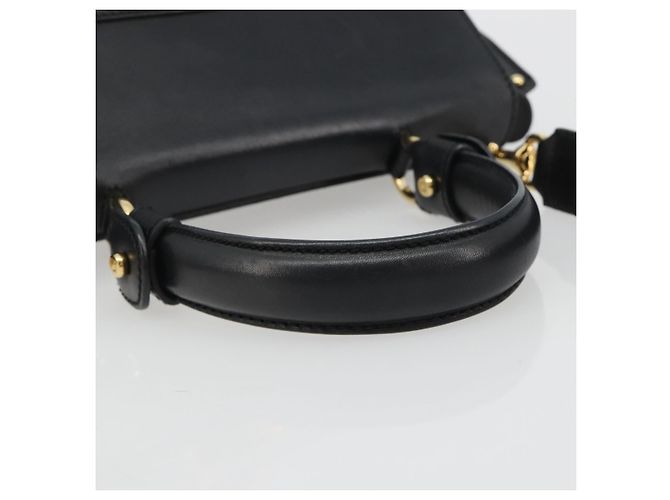 Salvatore Ferragamo Sofia Satchel Smooth Leather Medium Black - view 7