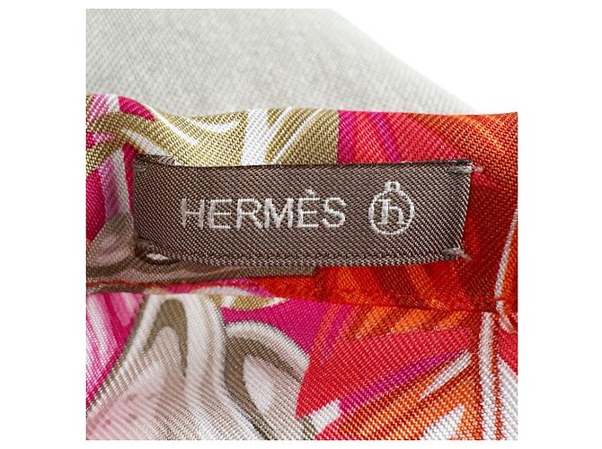 Hermès Hermes Petit H Sac de Toile Handbag Rosso - vista 12