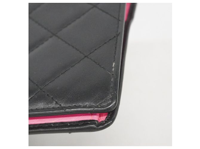 Cartera larga de cordero Cambon Chanel Negro - vista 10