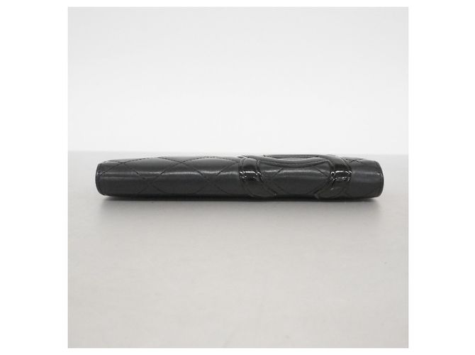 Cartera larga de cordero Cambon Chanel Negro - vista 2