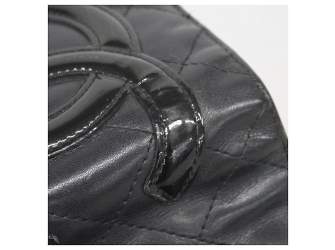 Cartera larga de cordero Cambon Chanel Negro - vista 6