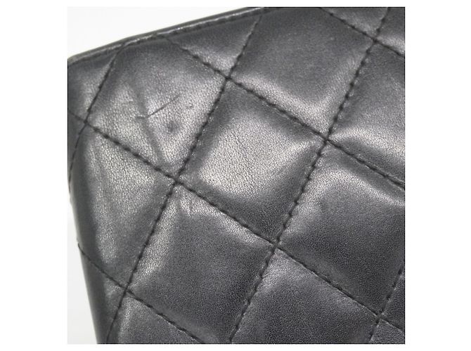 Cartera larga de cordero Cambon Chanel Negro - vista 9