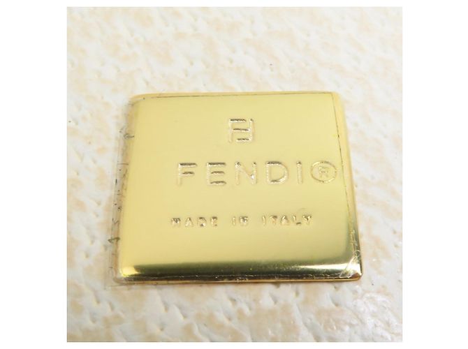 Fendi Tri-fold Wallet aus beigem Leder - Ansicht 5