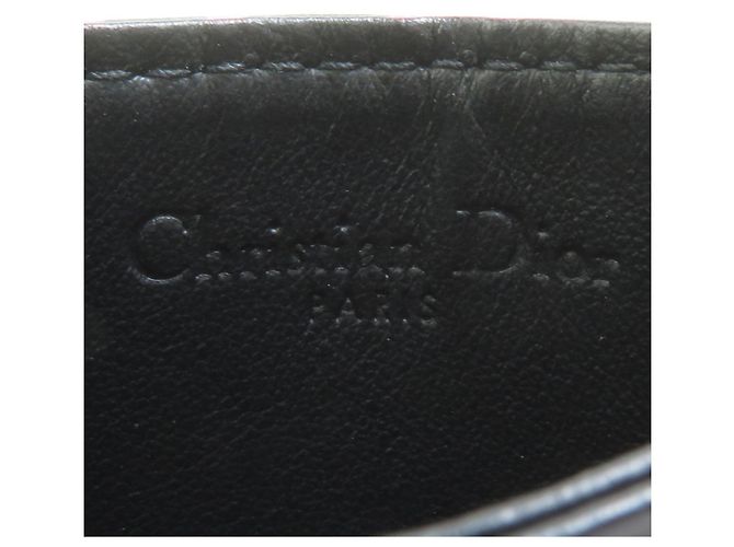 Tarjetero con estampado de leopardo Christian Dior Negro Rosa - vista 7