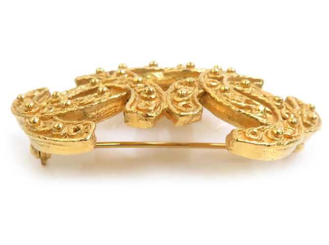 Spilla in metallo dorato Chanel D'oro - vista 4