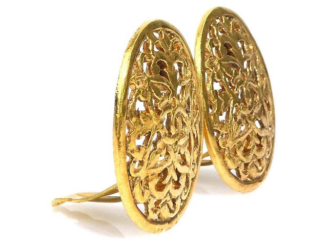 Chanel Clip-Ohrringe in Gold Golden - Ansicht 2