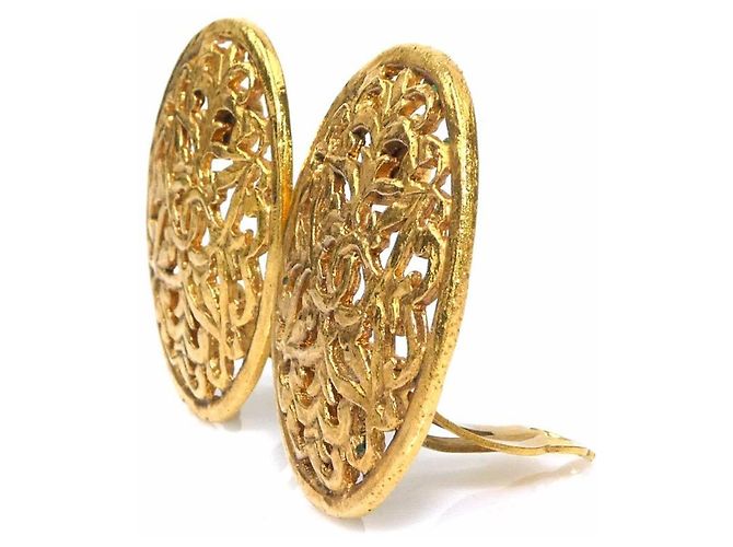Chanel Clip-Ohrringe in Gold Golden - Ansicht 3