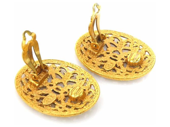 Chanel Clip-Ohrringe in Gold Golden - Ansicht 8