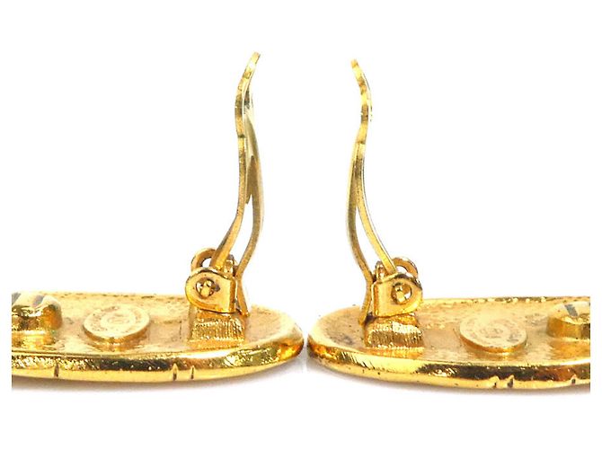 Orecchini a clip in metallo dorato Chanel D'oro - vista 6