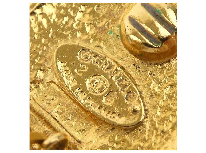 Orecchini a clip in metallo dorato Chanel D'oro - vista 9