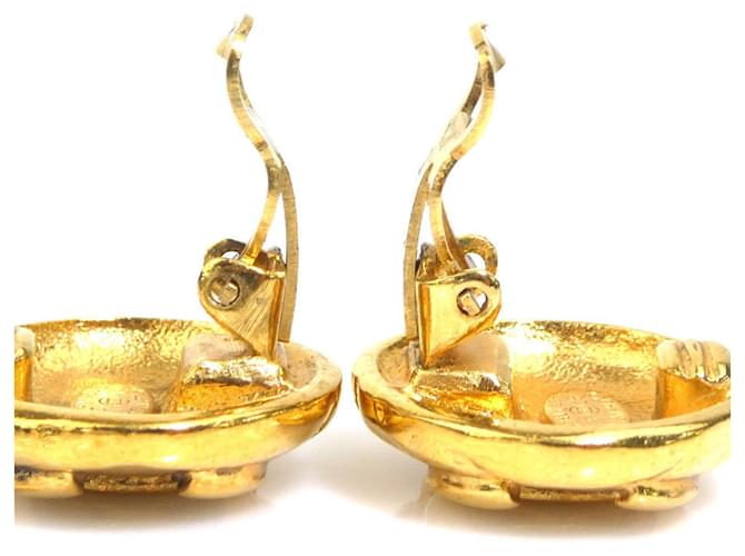 Orecchini a clip dorati Chanel D'oro - vista 7