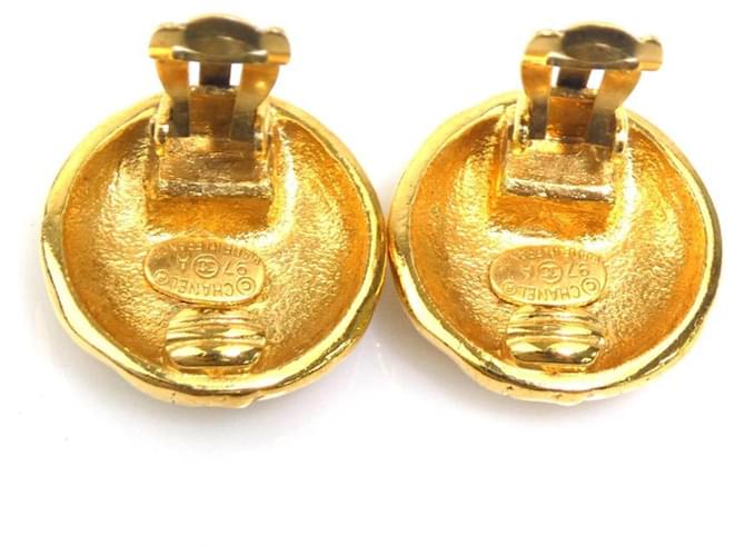 Orecchini a clip dorati Chanel D'oro - vista 8