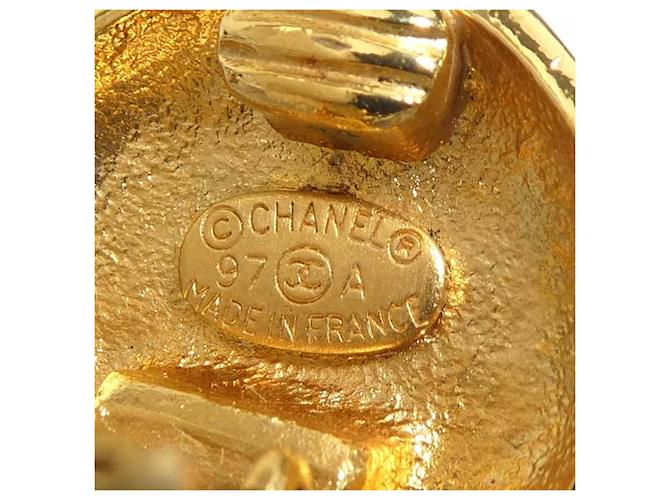 Orecchini a clip dorati Chanel D'oro - vista 9