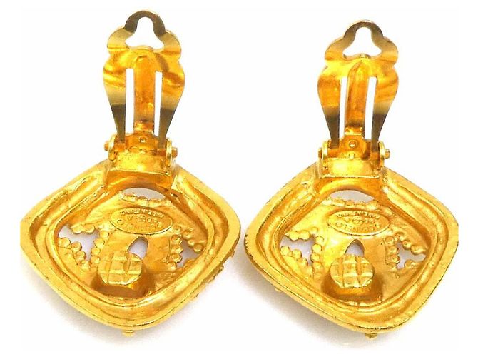 Chanel Clip-Ohrringe in Gold Golden - Ansicht 7