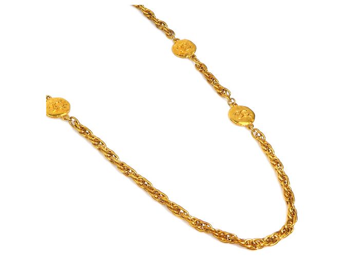 Chanel Goldkette mit Coco-Logo Golden - Ansicht 2