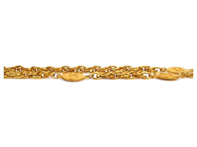 Chanel Goldkette mit Coco-Logo Golden - Ansicht 3