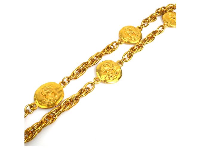 Chanel Goldkette mit Coco-Logo Golden - Ansicht 4