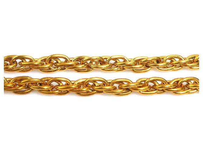 Chanel Goldkette mit Coco-Logo Golden - Ansicht 5