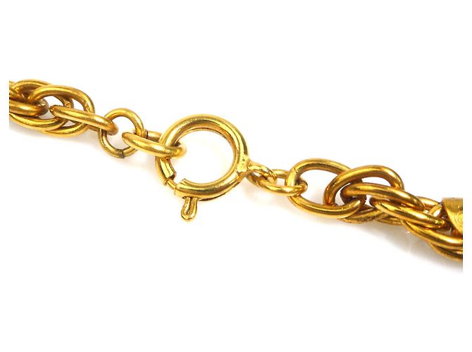 Chanel Goldkette mit Coco-Logo Golden - Ansicht 6