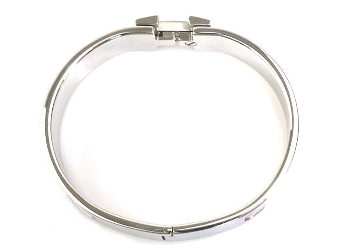 Hermès Pulsera Hermes Clic Clack H Plata Púrpura - vista 5