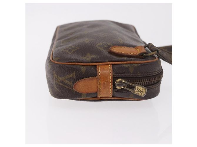 Louis Vuitton Pochette Marly Bandouliere Monogram Canvas medium Marrone - vista 3