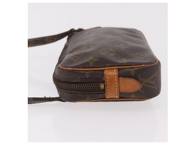 Louis Vuitton Pochette Marly Bandouliere Monogram Canvas medium Marrone - vista 4
