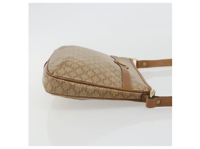 Céline Celine Vintage Macadam Tela Piccola Beige - vista 3