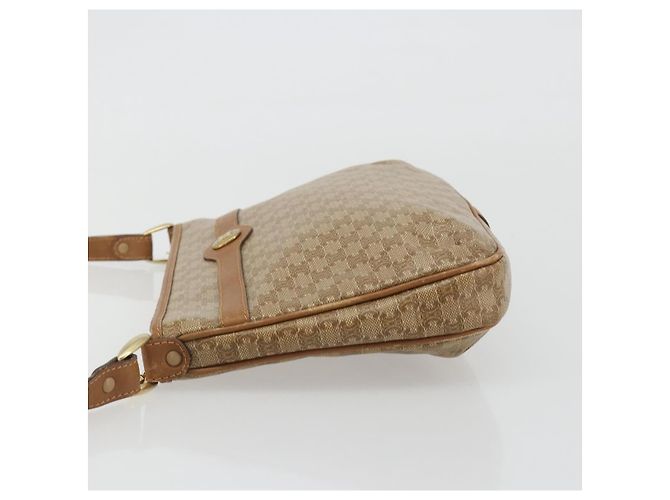 Céline Celine Vintage Macadam Tela Piccola Beige - vista 4