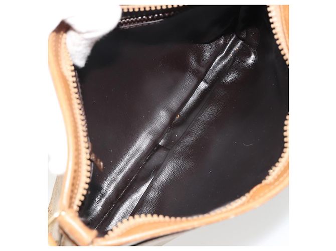 Céline Celine Vintage Macadam Tela Piccola Beige - vista 5