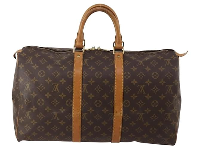 Louis Vuitton Keepall Monogram Canvas 45 Marrone - vista 2