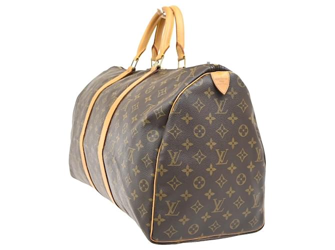 Louis Vuitton Keepall Monogram Canvas 50 Marrone - vista 4
