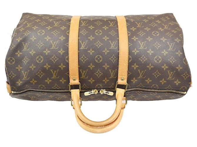 Louis Vuitton Keepall Monogram Canvas 50 Marrone - vista 7