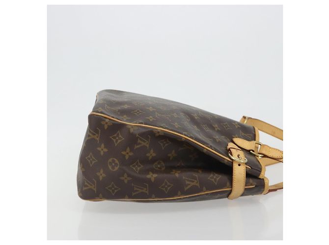 Louis Vuitton Batignolles Monogram Canvas Vertical Marrone - vista 3
