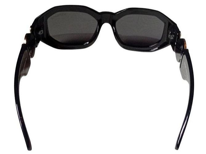 Versace Medusa Biggie Occhiali da Sole Nero D'oro - vista 5