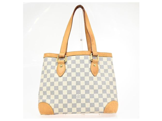 Louis Vuitton Hampstead Damier Ebene PM Bianco - vista 2