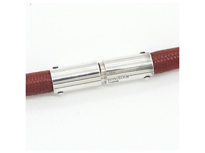 Hermès Collar Choker Rojo Hermes Plata Roja - vista 3