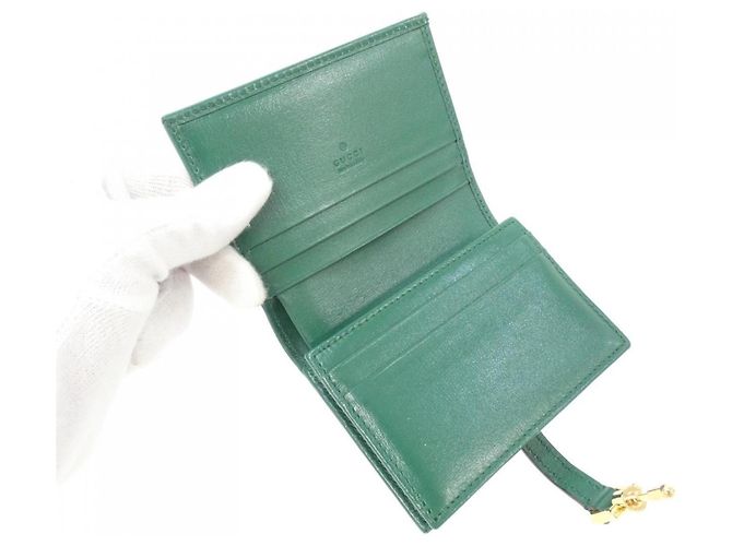 Cartera Bi-Fold Gucci Verde Esmeralda - vista 6