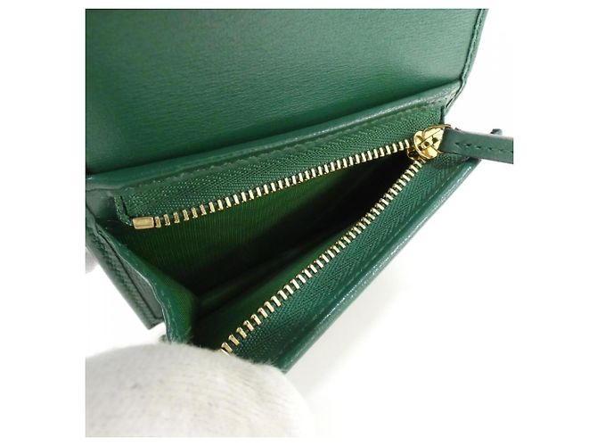 Cartera Bi-Fold Gucci Verde Esmeralda - vista 7