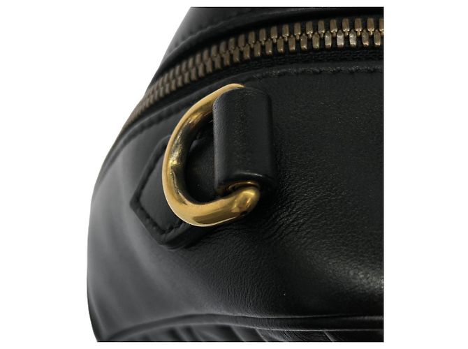 Borsa a tracolla Gucci GG Marmont in pelle nera Nero - vista 4