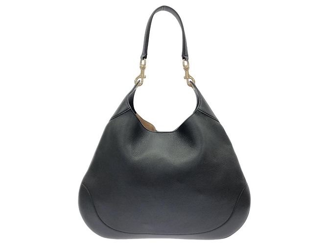 Pochette a tracolla in pelle nera Gucci Nero - vista 2