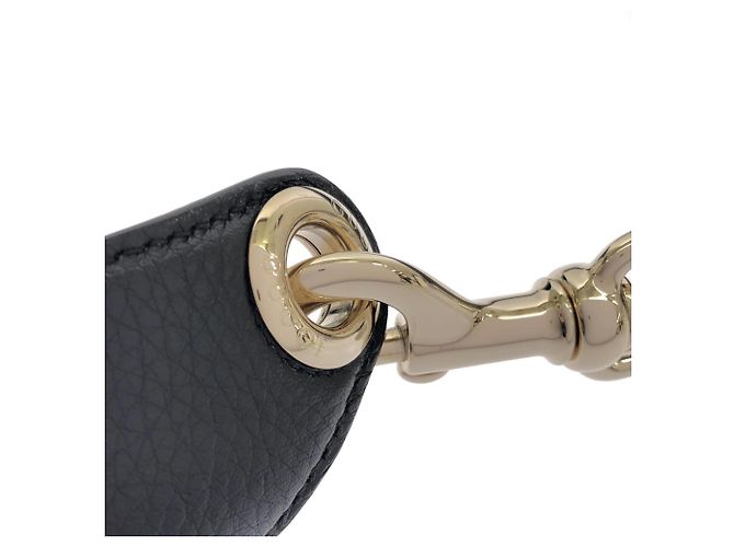 Pochette a tracolla in pelle nera Gucci Nero - vista 4