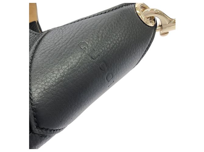 Pochette a tracolla in pelle nera Gucci Nero - vista 5